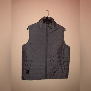 GREY ZIPUP VEST